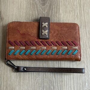 Western-Style Bifold Wristlet Wallet by Catchfly Studio